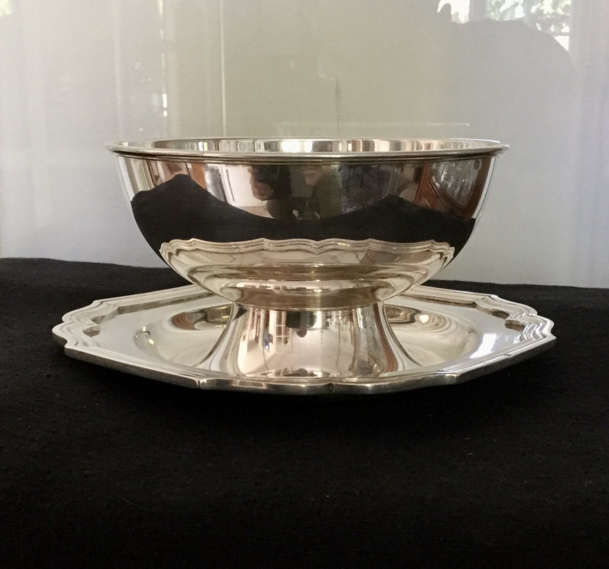 Silver Sauceboat Christofle Contour-photo-1