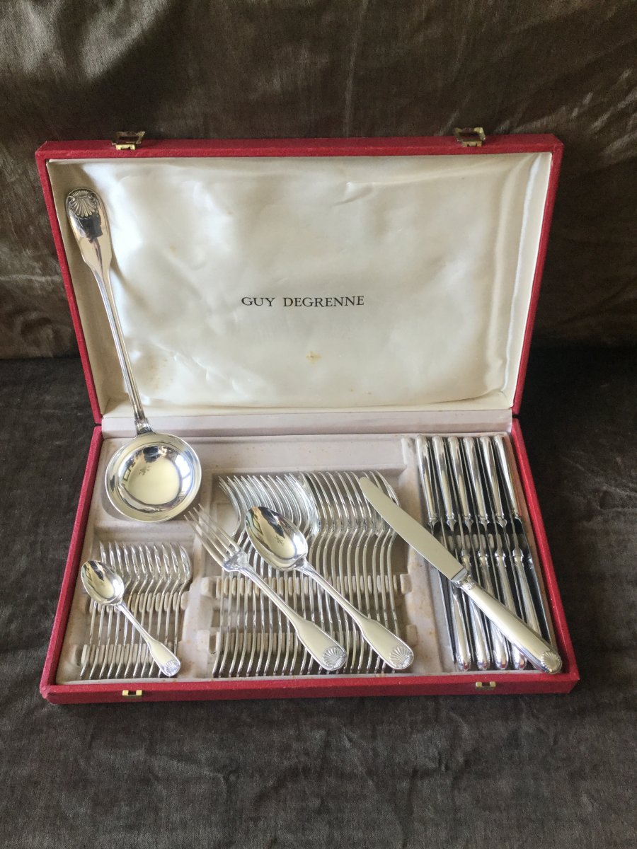 Cutlery Set 49 Pieces Christofle Vendôme-photo-2