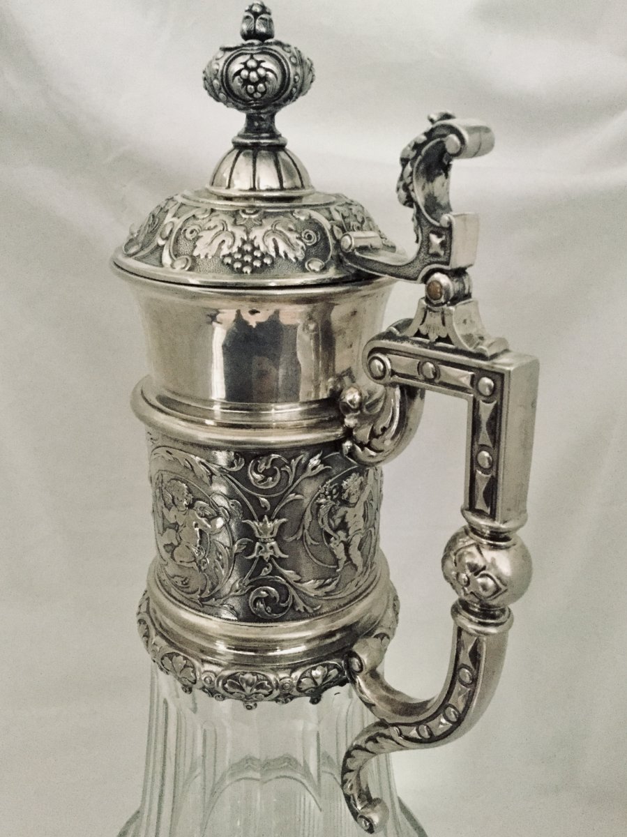 Crystal And Silver Ewer-photo-1