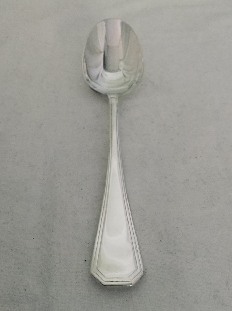 12 Christofle America Coffee Spoons-photo-1