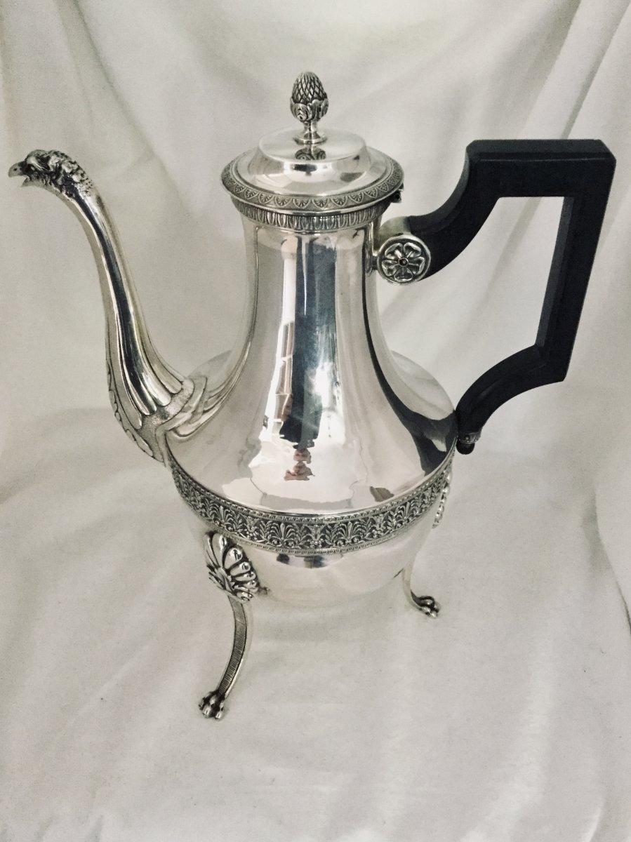 Silver Coffee Maker