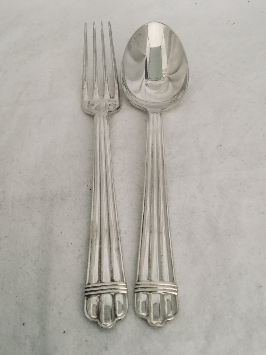 Christofle Aria Children's Cutlery / Christening Cutlery-photo-1