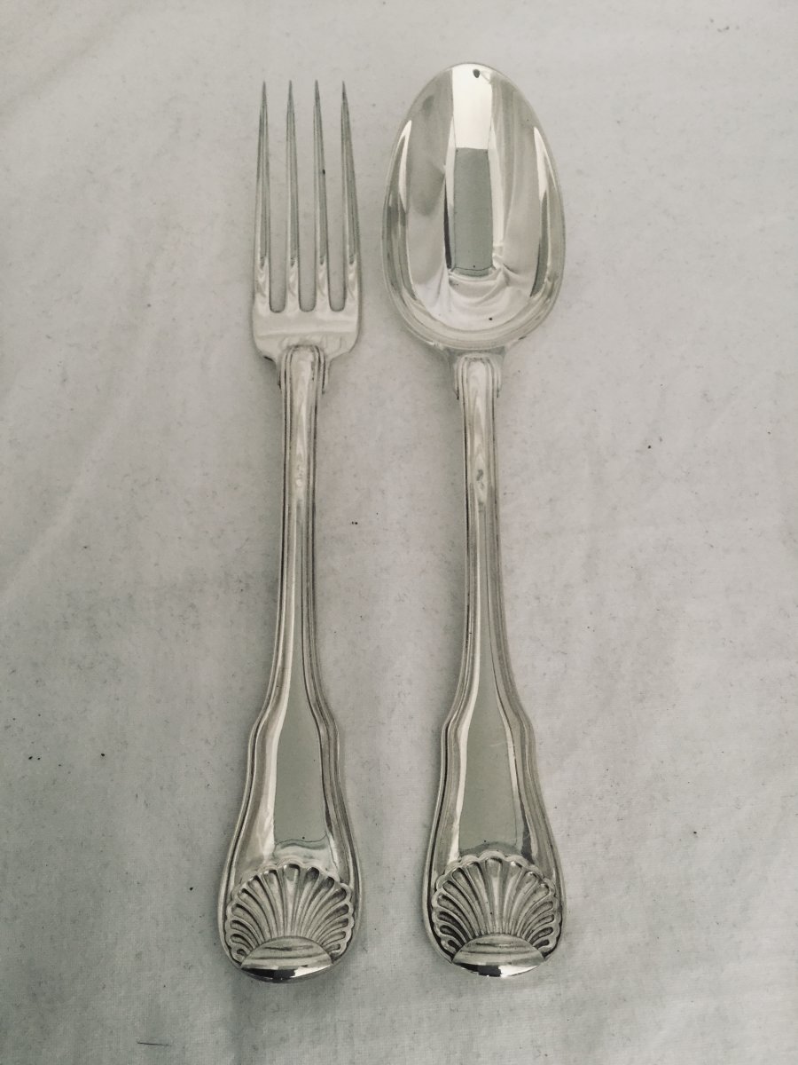 Silver Cutlery Shell Model-photo-3