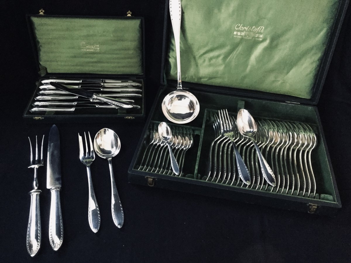 Cutlery Set 53 Pieces Christofle Albatros-photo-2