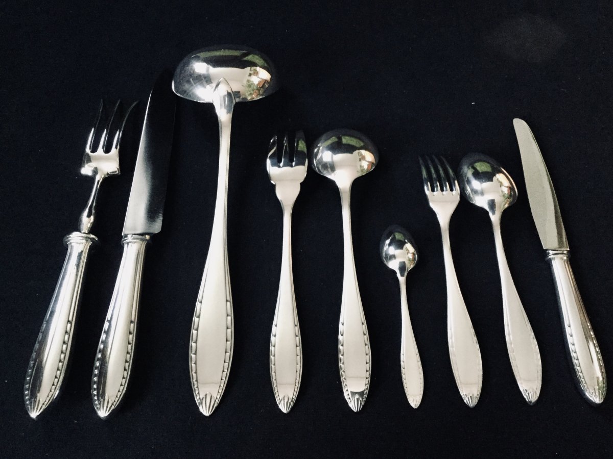 Cutlery Set 53 Pieces Christofle Albatros-photo-4