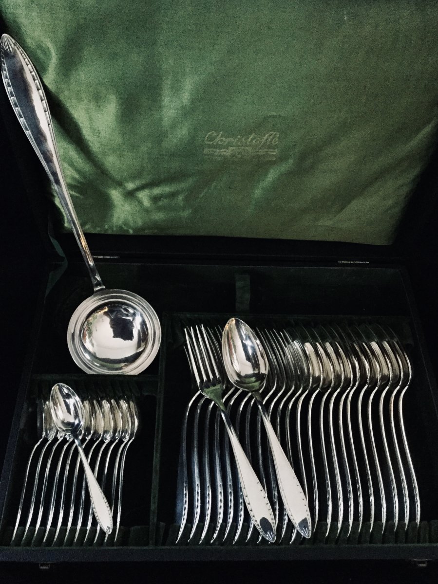 Cutlery Set 53 Pieces Christofle Albatros-photo-1