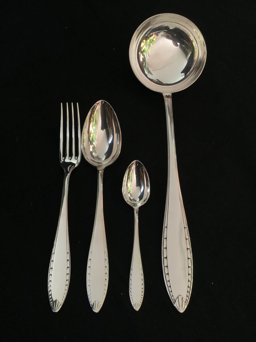 Cutlery Set 53 Pieces Christofle Albatros-photo-2