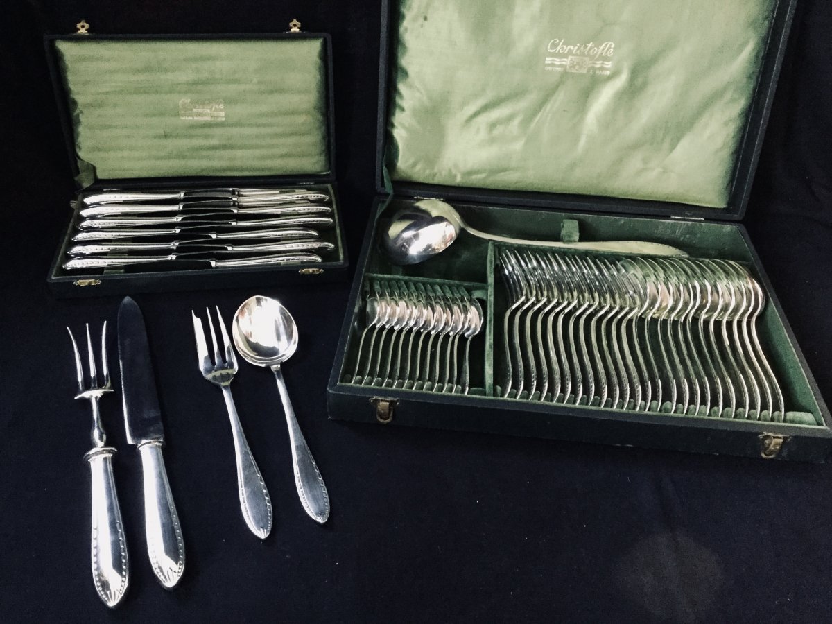 Cutlery Set 53 Pieces Christofle Albatros-photo-7