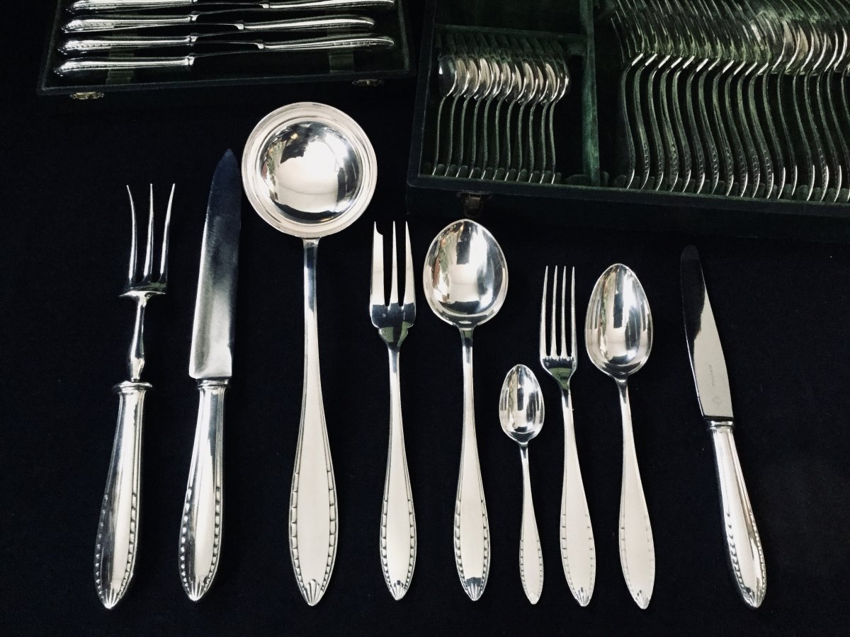 Cutlery Set 53 Pieces Christofle Albatros