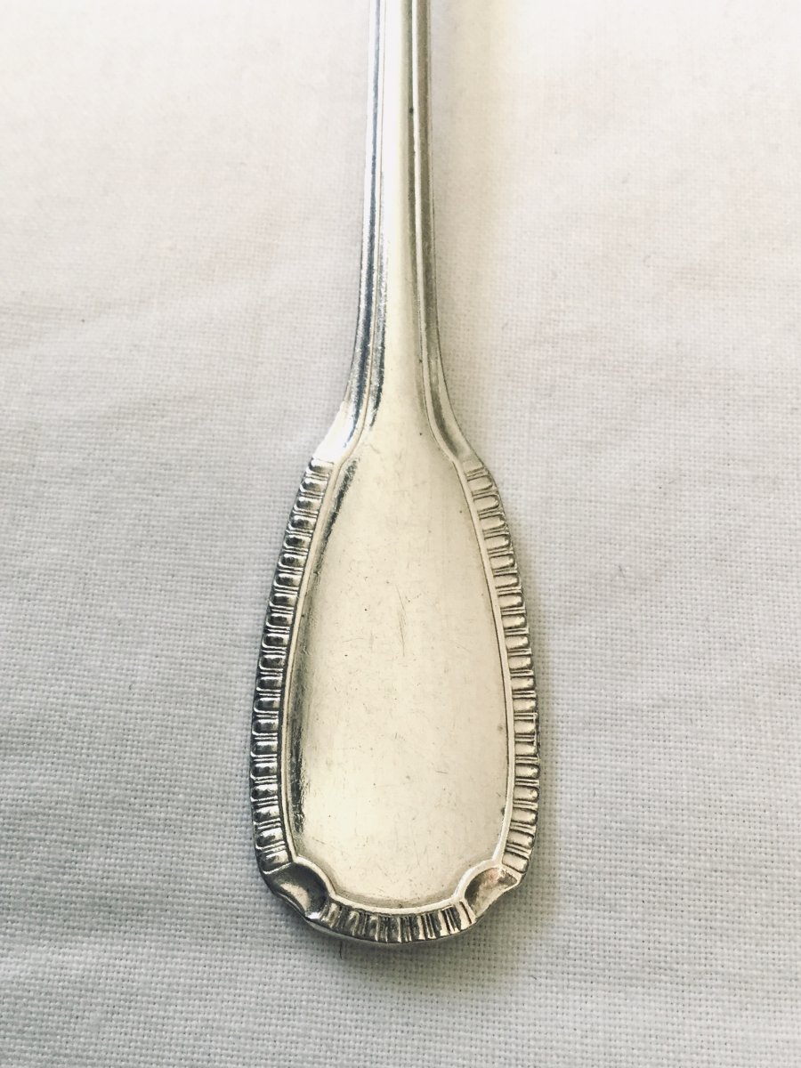 12 Christofle Godrons Teaspoon-photo-2