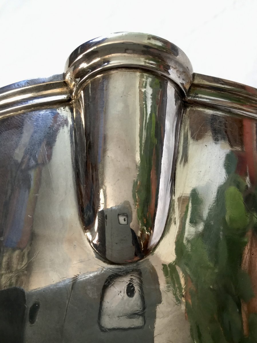 19th Century Silver And Ebony Saucepan-photo-4