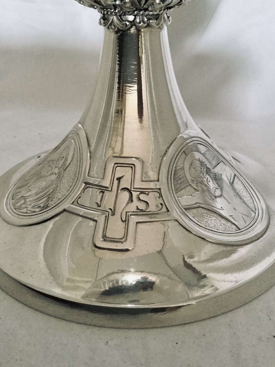 Antoine Montaignier - Silver And Vermeil Ciborium-photo-3