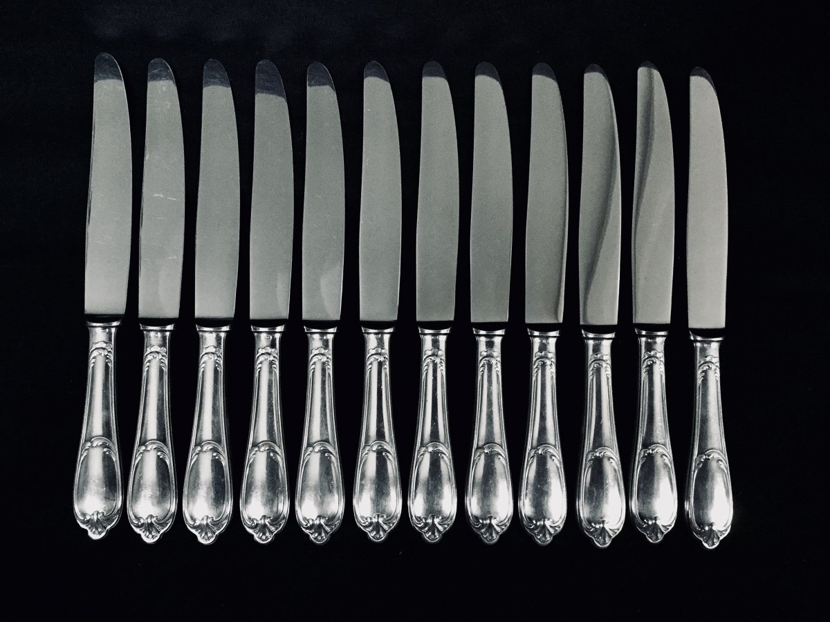 12 Maison Ercuis Table Knives-photo-3