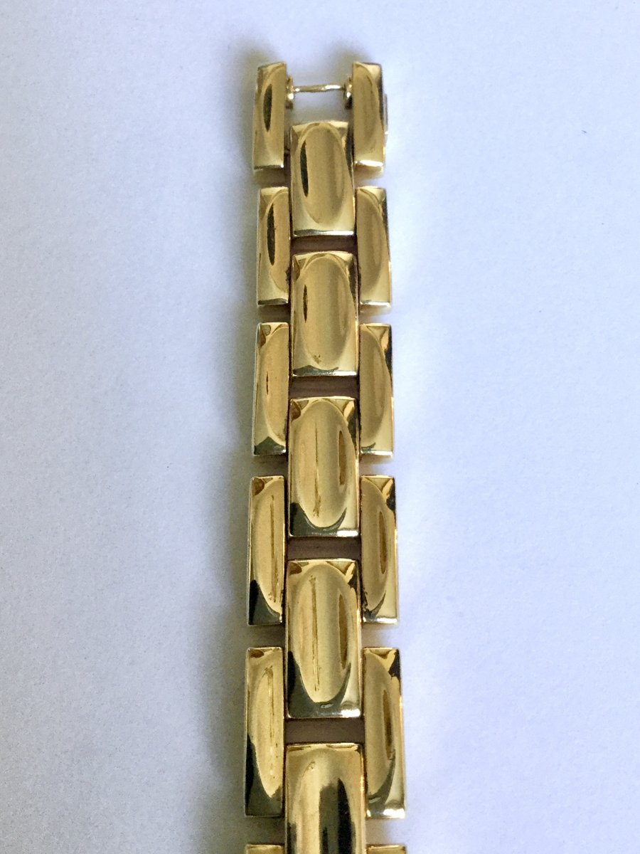 Rose And Yellow Gold Bracelet-photo-4