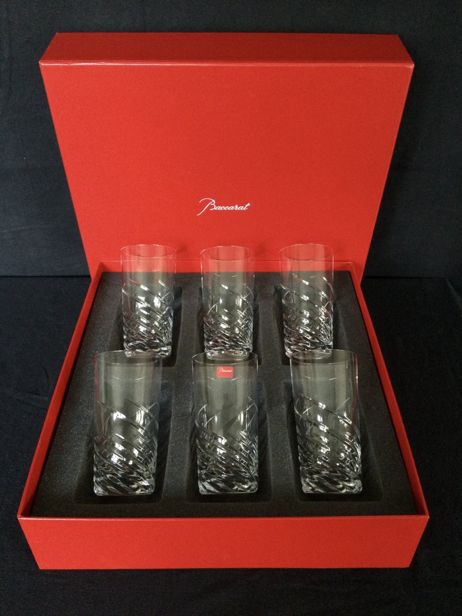 Set Of 6 Baccarat And Arik Levy Glasses-photo-3