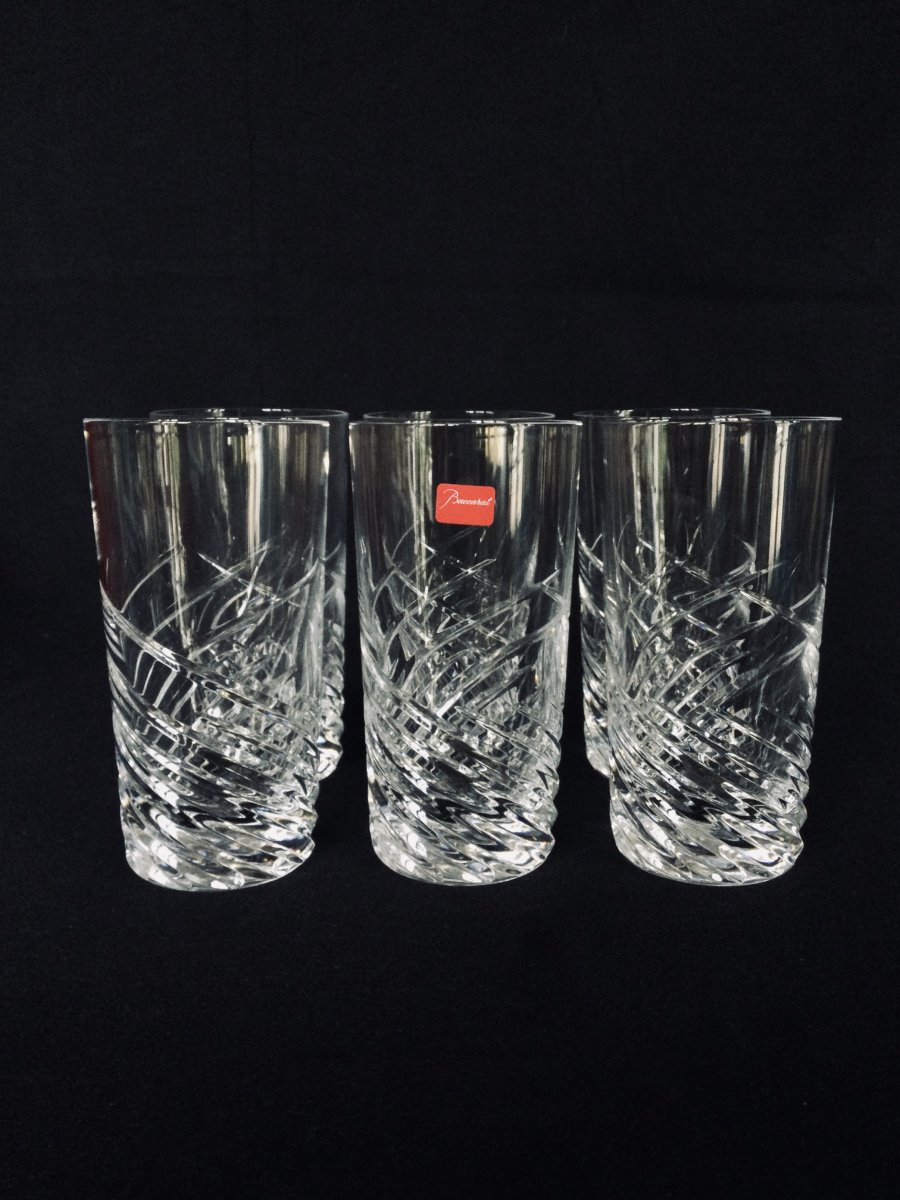 Set Of 6 Baccarat And Arik Levy Glasses
