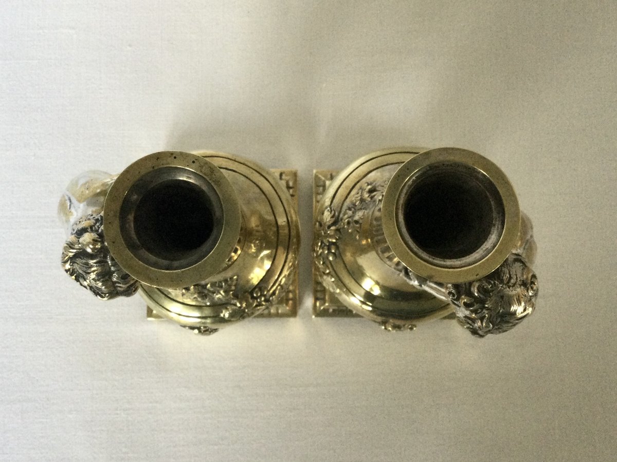 Pair Of Art Nouveau Soliflore-photo-3