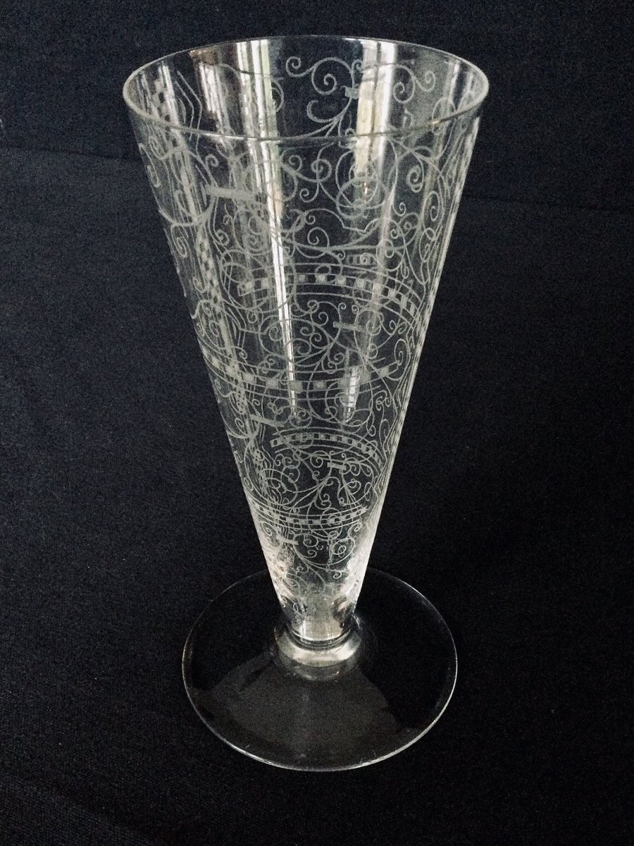 Baccarat Crystal Vase Lido Model-photo-3