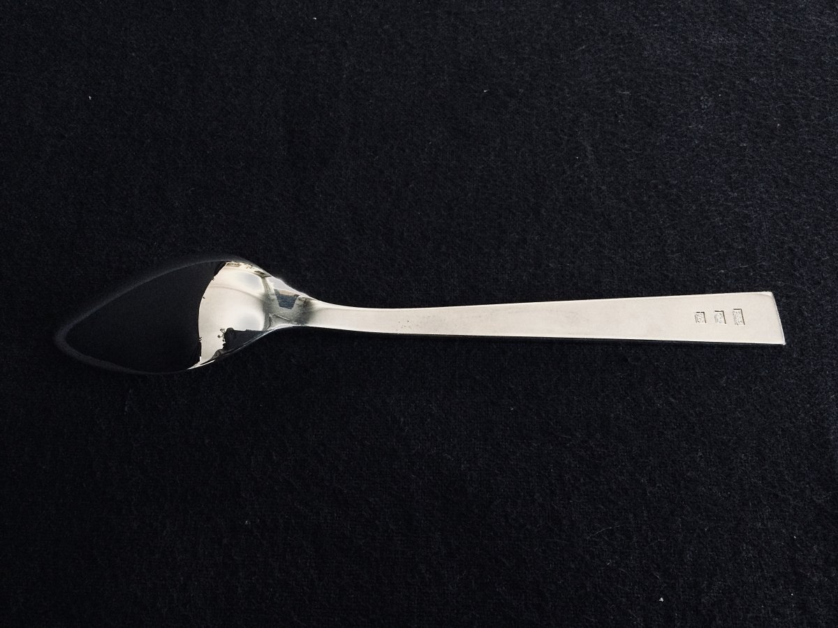 Maison Robbe Et Berking - 12 Silver Coffee / Dessert Spoons-photo-3