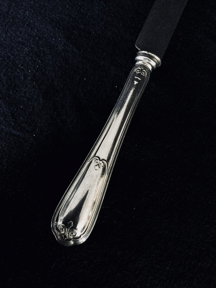 12 Christofle Dessert Knives-photo-6