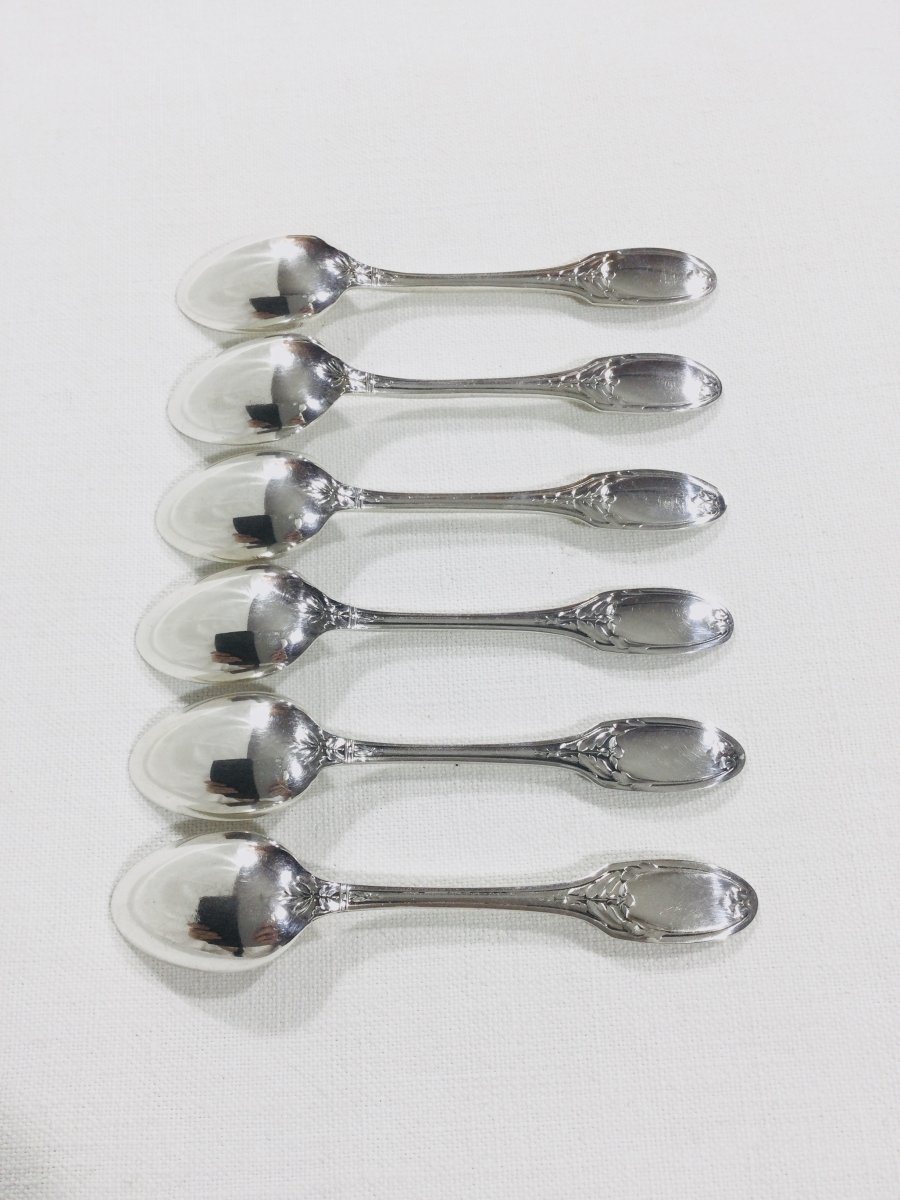 Christofle - 6 Mocha Spoons-photo-4