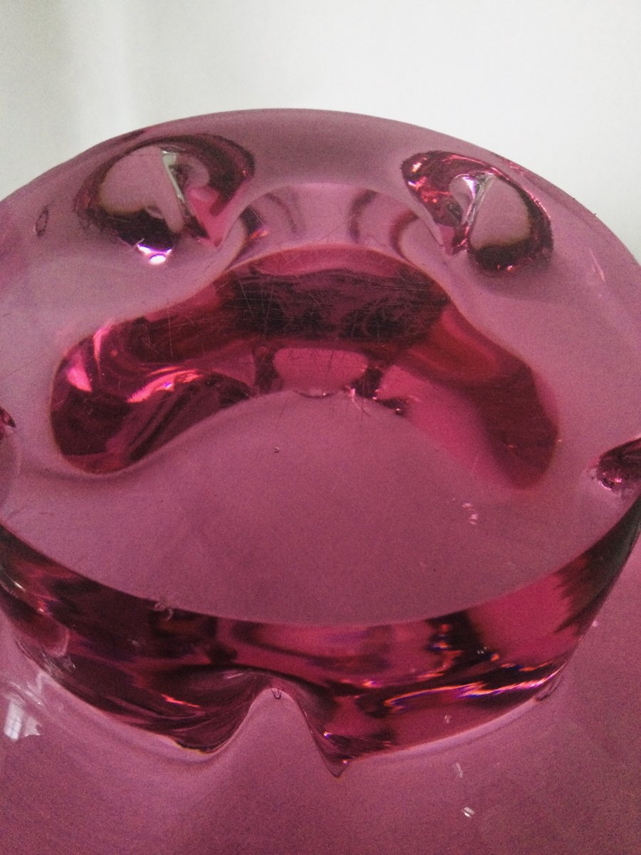 Coupe En Cristal Rose -photo-6