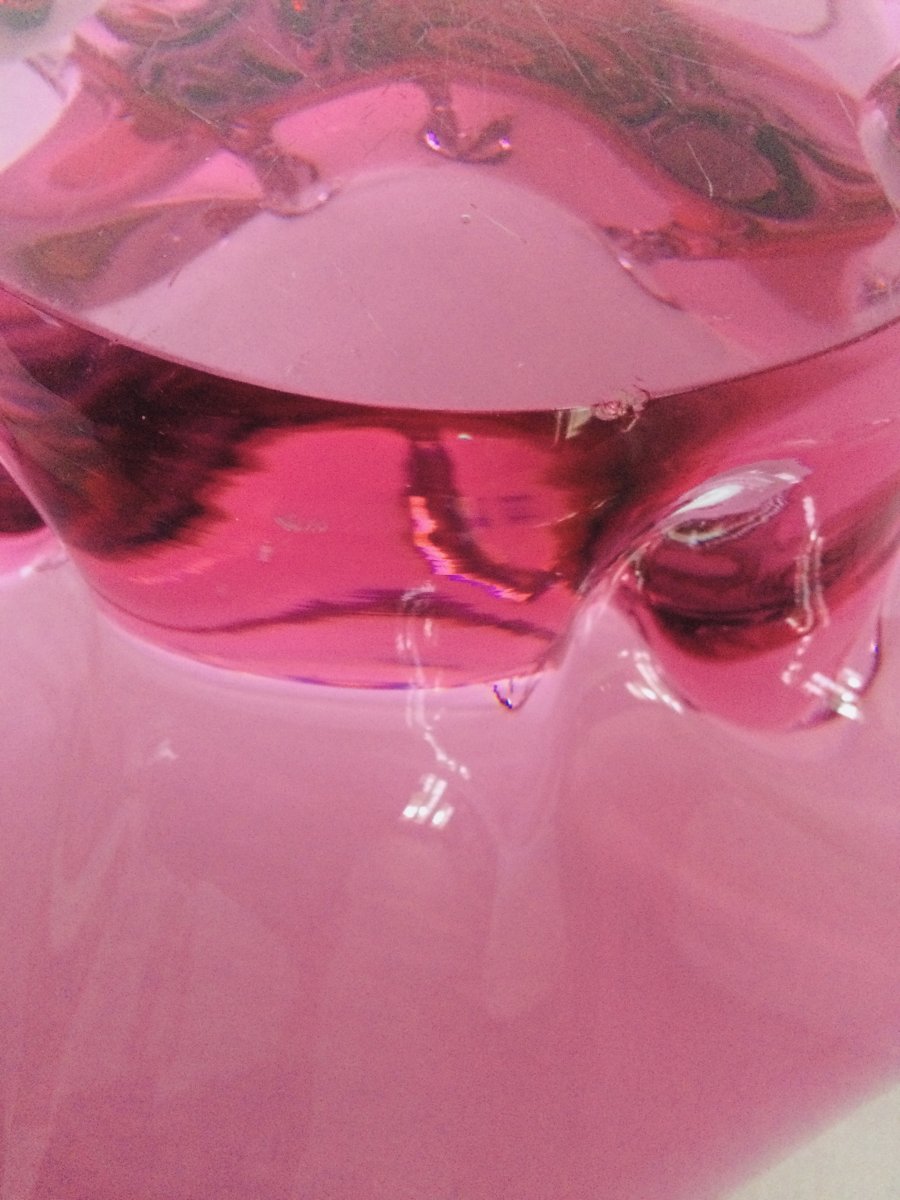 Coupe En Cristal Rose -photo-7