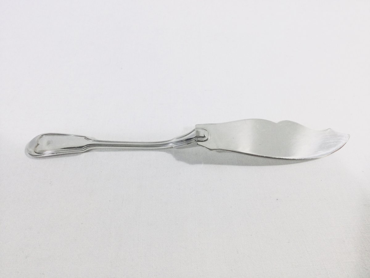 Saint Médeard Serving Cutlery With Fish Fillet-photo-4