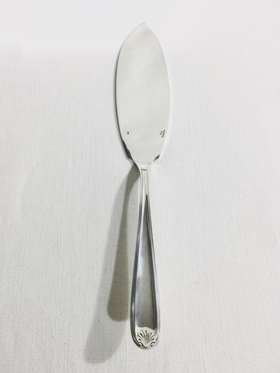 Christofle - Berain Model Fish Service Cutlery-photo-5