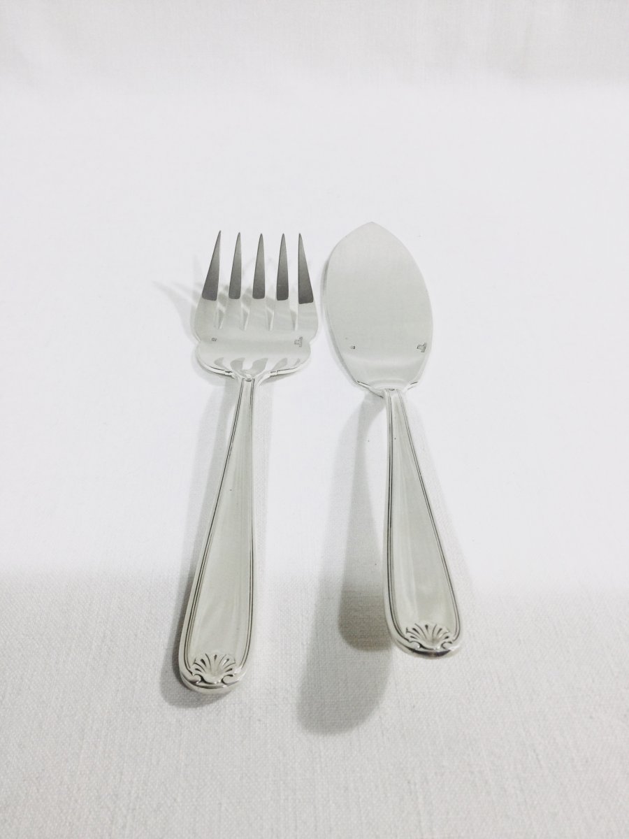 Christofle - Berain Model Fish Service Cutlery