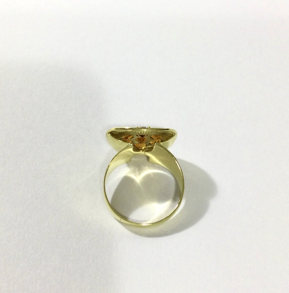 Gold Ring And Orange Citrines-photo-4