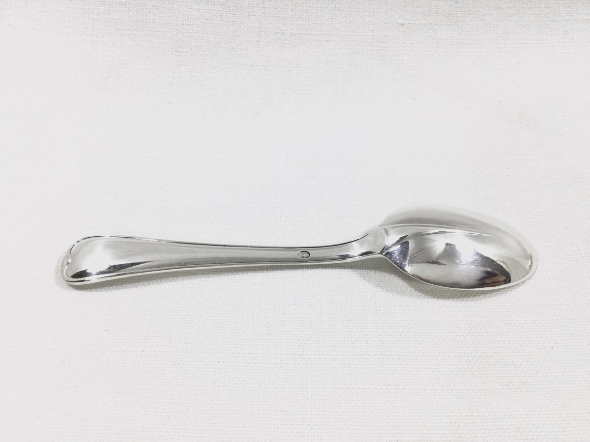 Mocha Spoon In Sterling Silver-photo-2