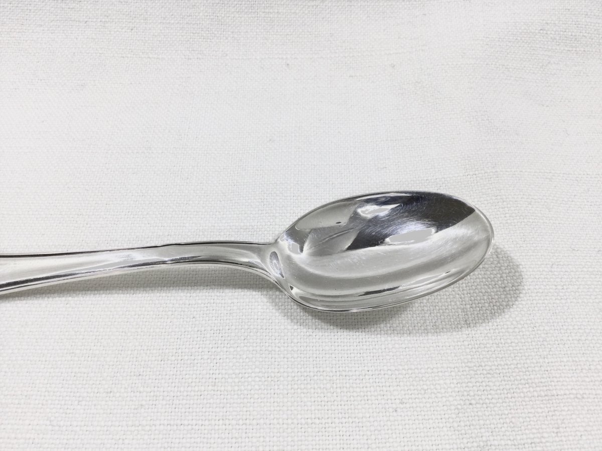 Mocha Spoon In Sterling Silver-photo-5