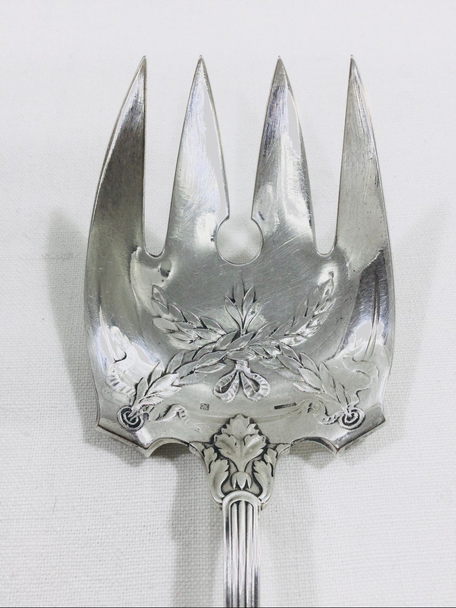 Christofle - Trianon Serving Fork-photo-3