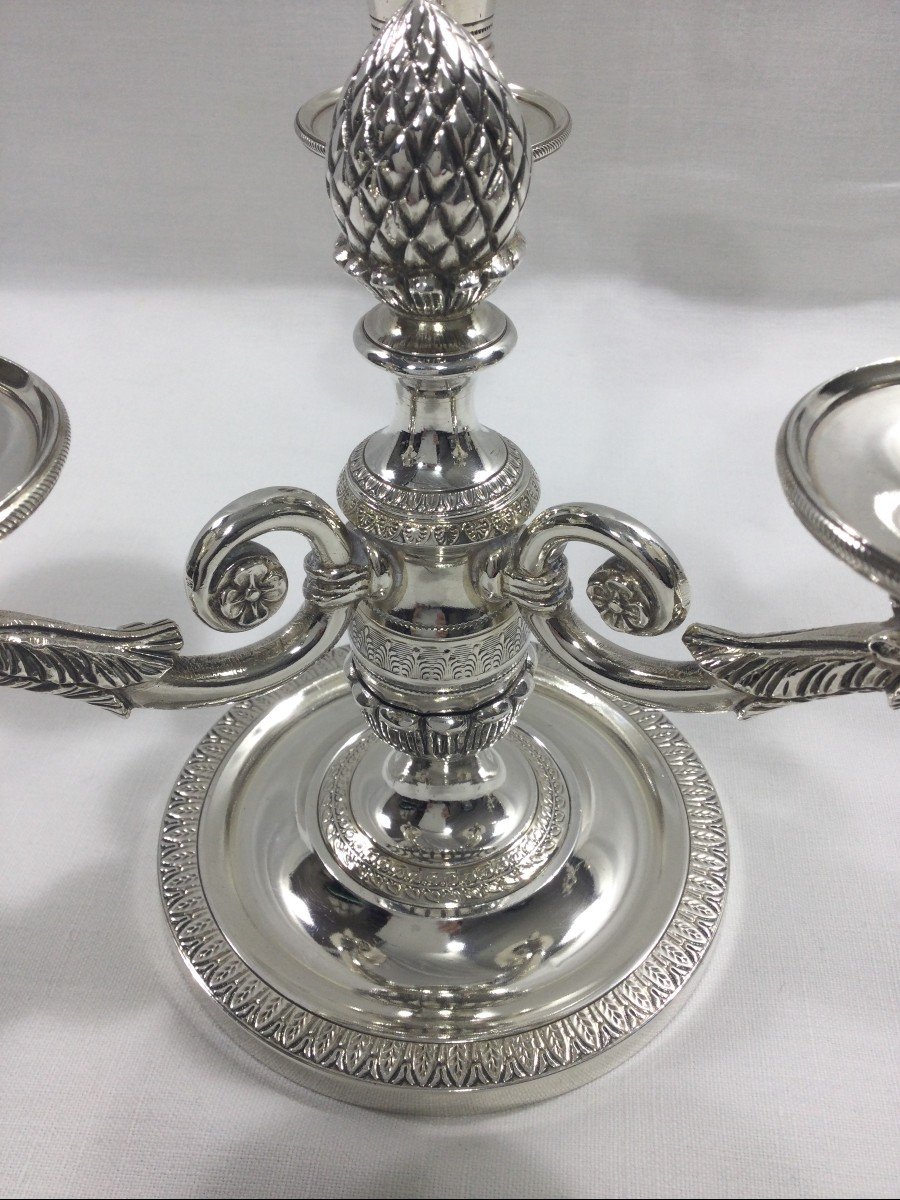 Pair Of Empire Style Candelabra-photo-5