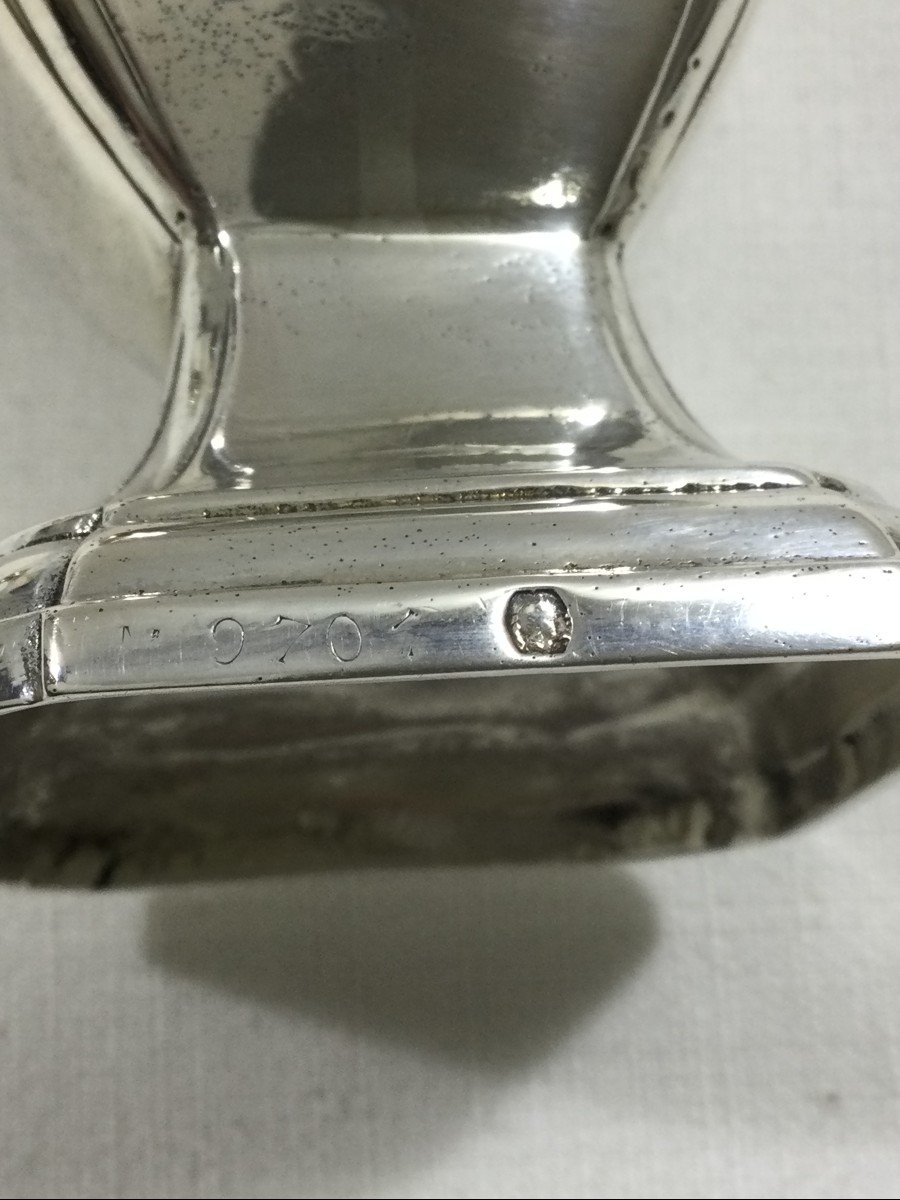 Hènin Et Cie - Pair Of Baluster Sprinkler In Silver-photo-1