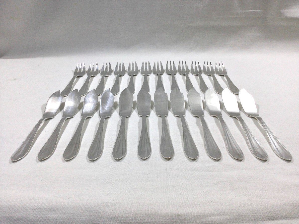 12 Art Deco Fish Cutlery-photo-2