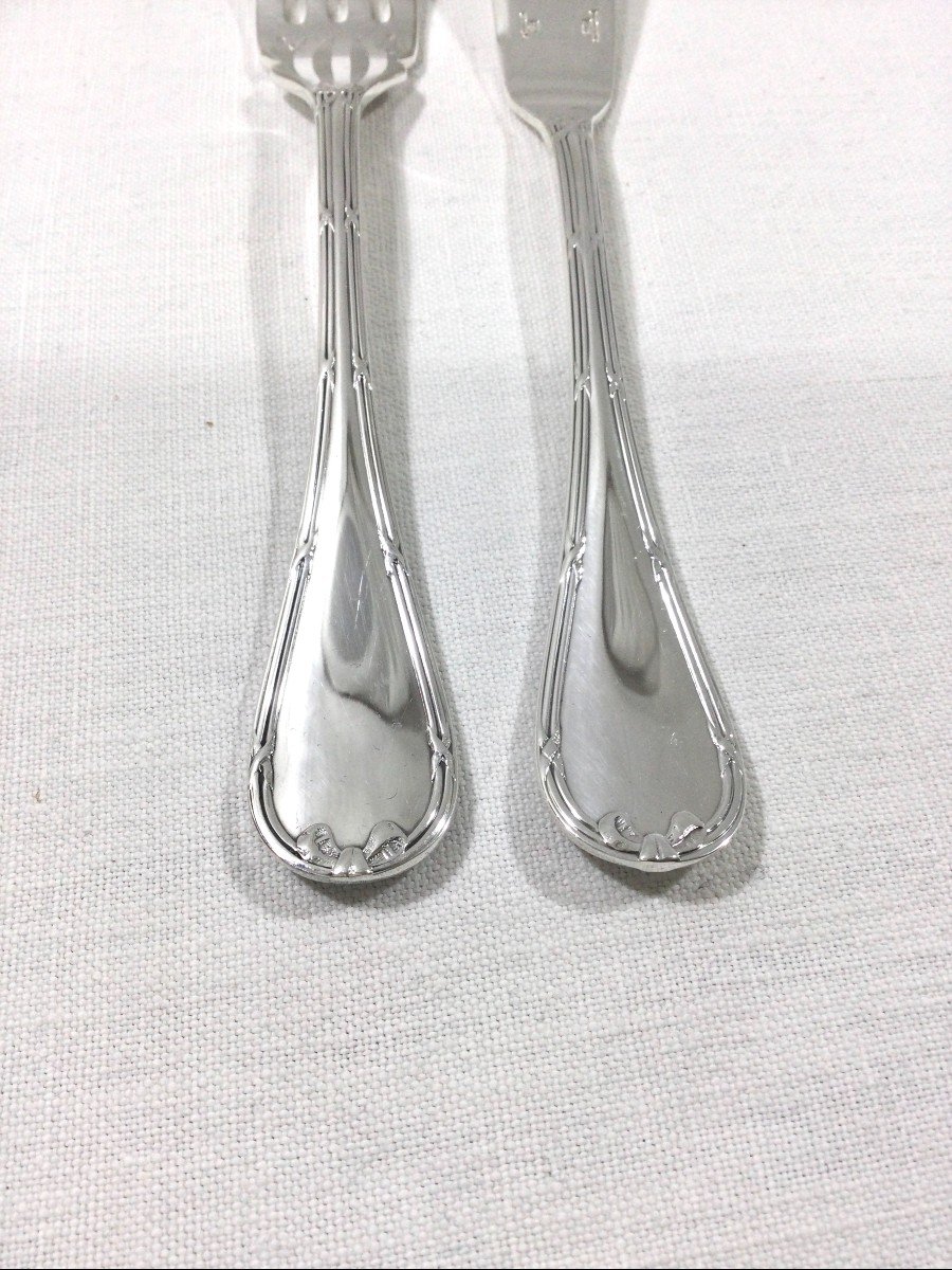 Christofle - Crossed Ribbon Fish Cutlery-photo-6