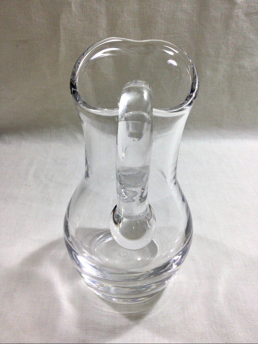Saint Louis Crystal Pitcher - Medoc Model-photo-6