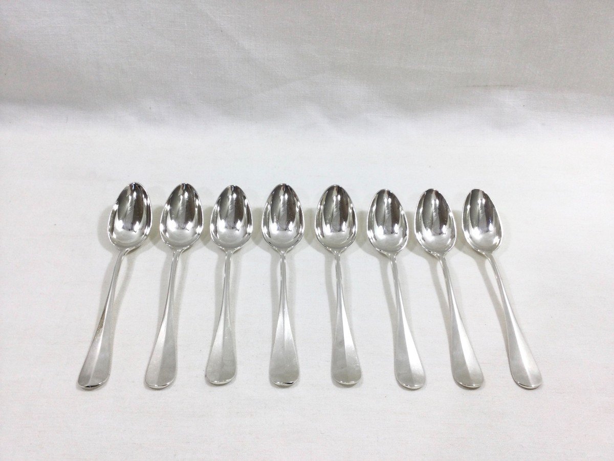 Christofle - Baguette Model Coffee Spoons-photo-2