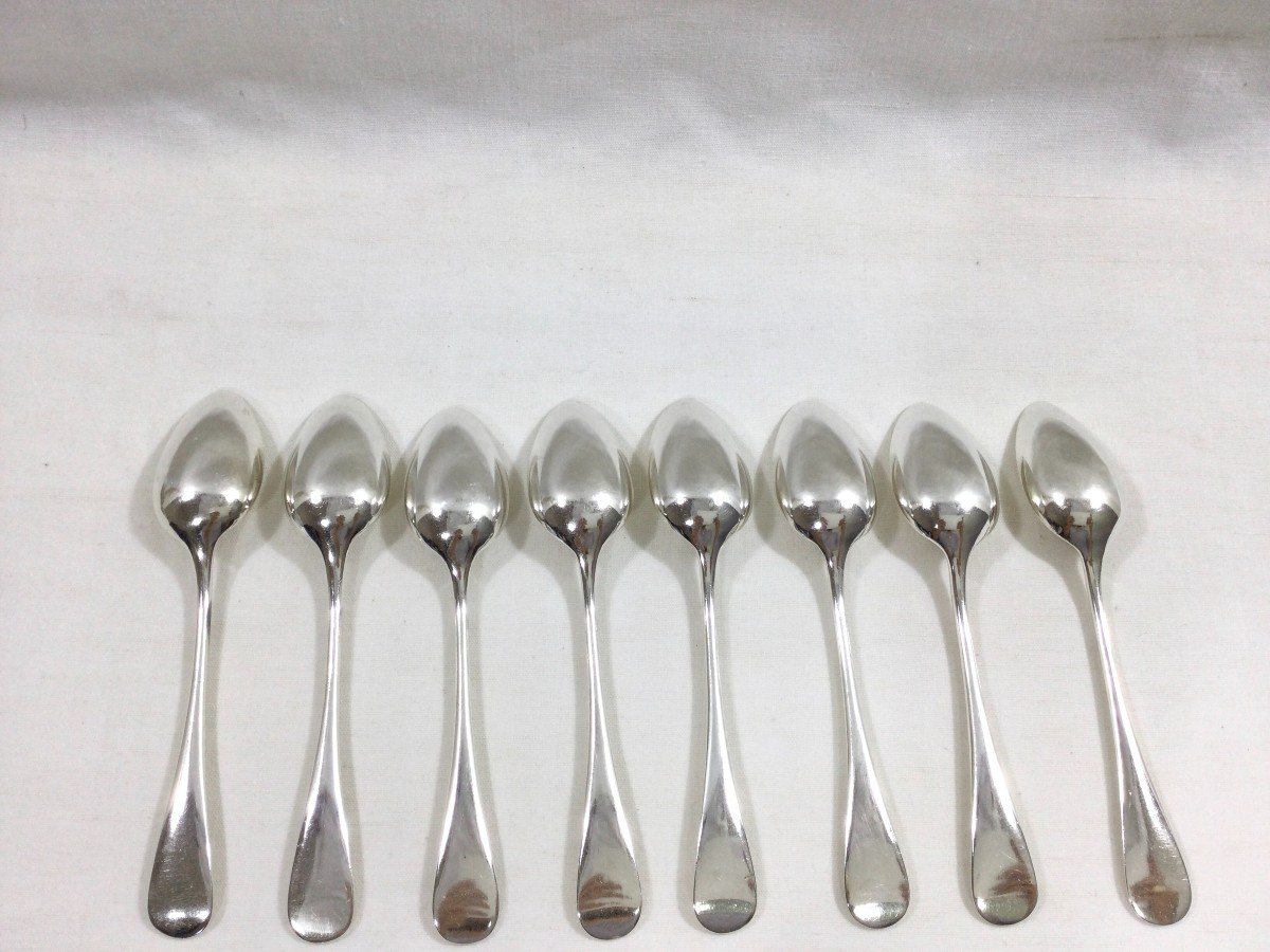 Christofle - Baguette Model Coffee Spoons-photo-4