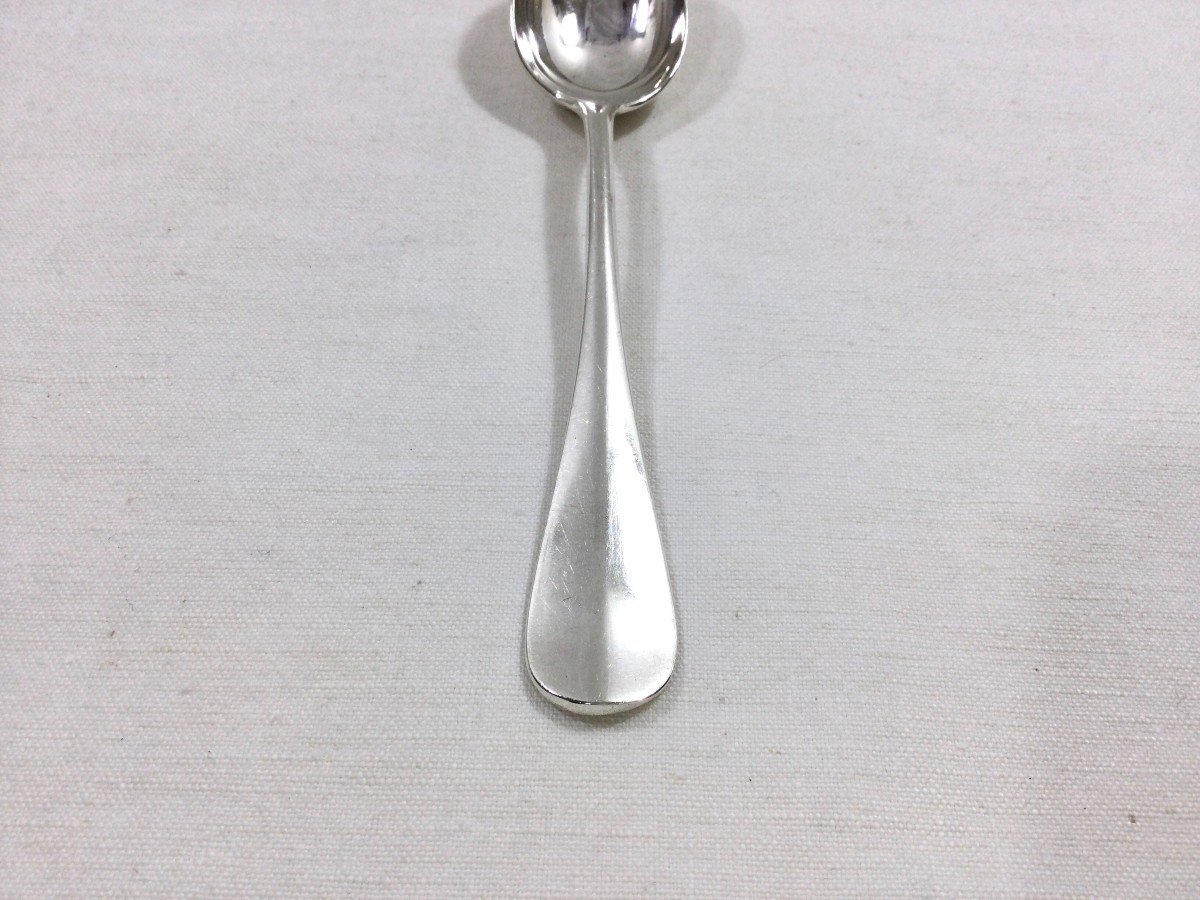 Christofle - Baguette Model Coffee Spoons-photo-4