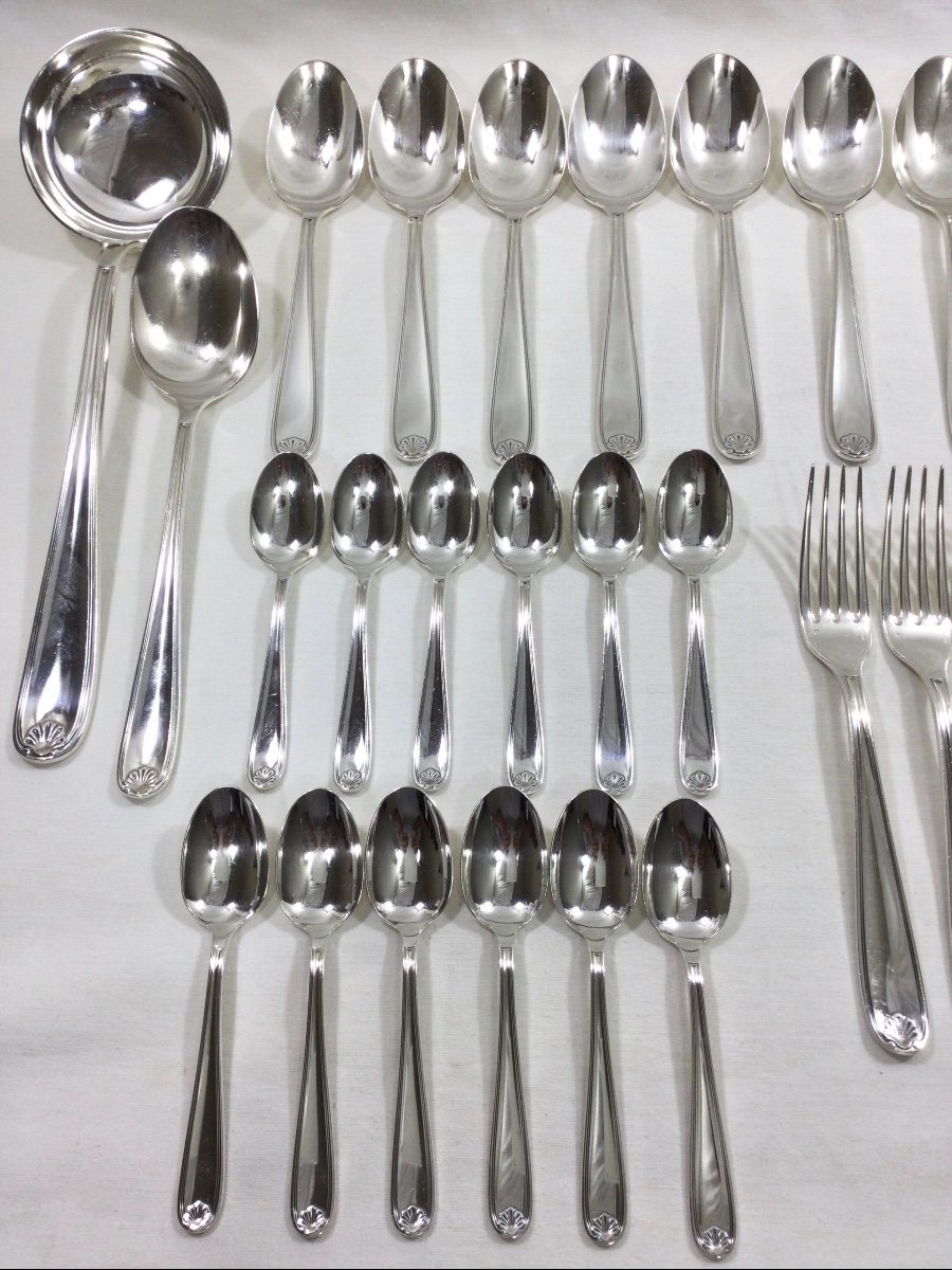Christofle - 50 Piece Cutlery Set Berain Model-photo-4