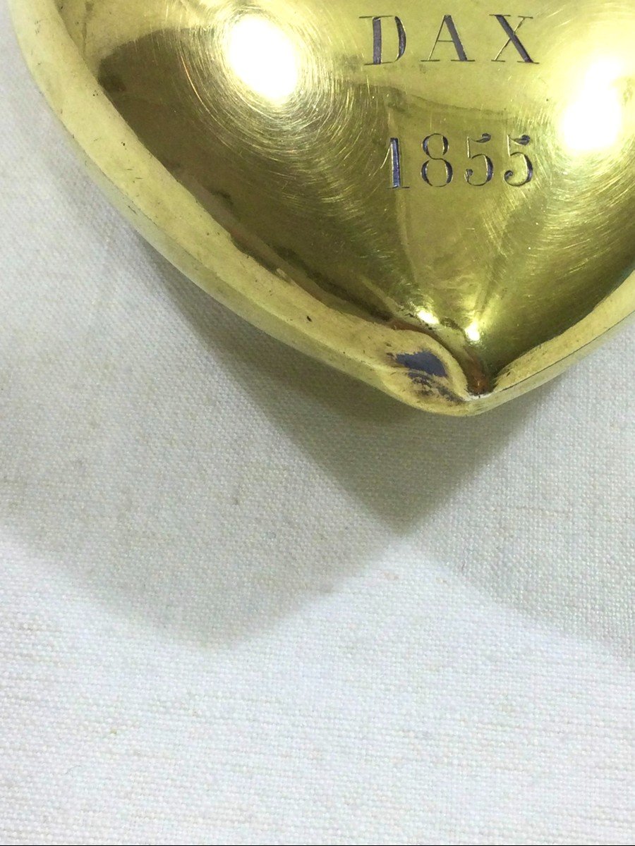 Heart Ex Voto In Vermeil Dax 1855-photo-3