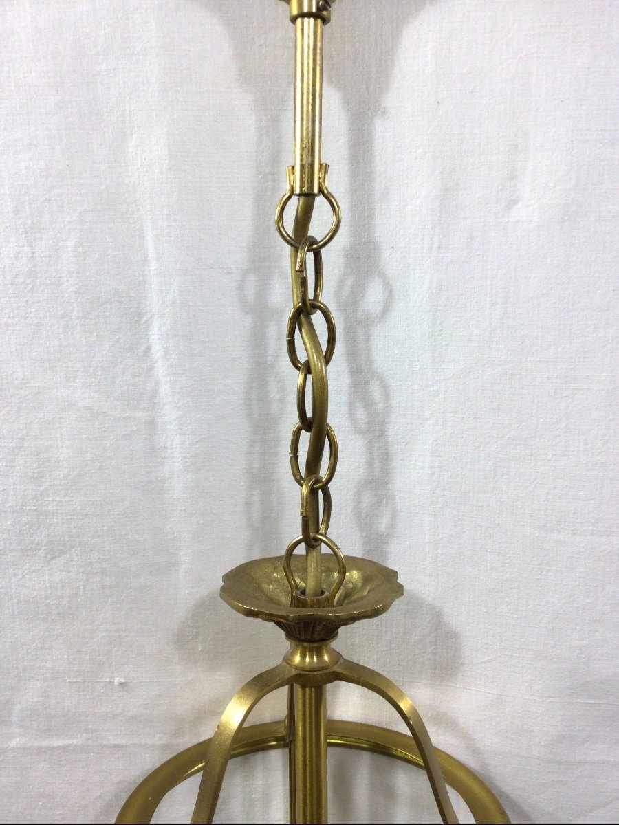 Lantern 3 Lights Bronze And Brass-photo-4