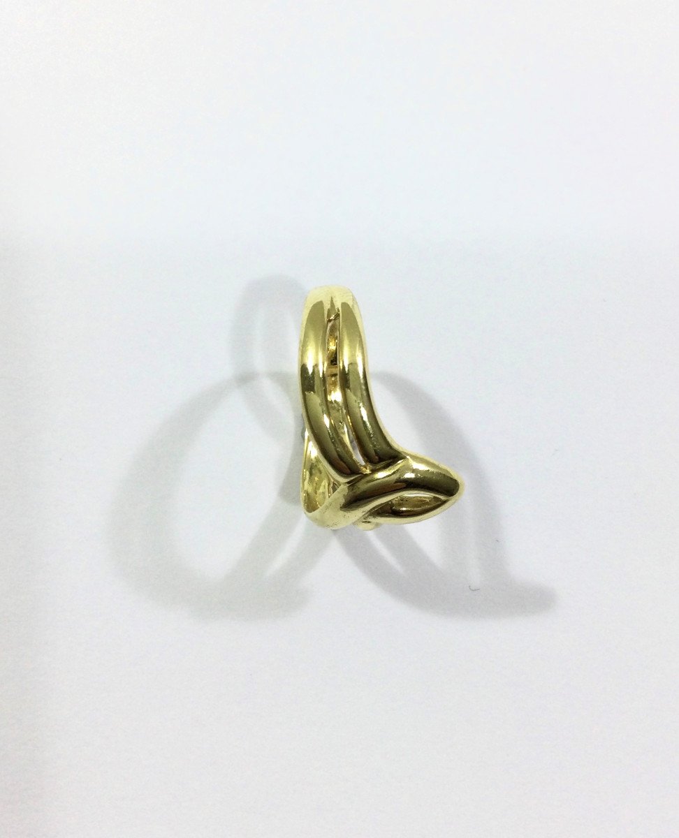 Openwork Gold Ring-photo-5