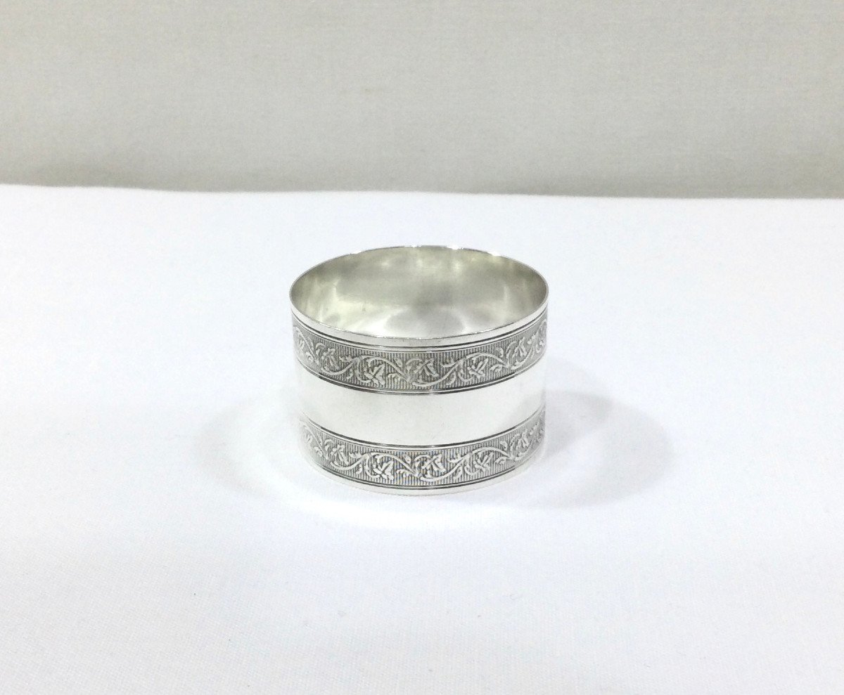 Napkin Ring In Sterling Silver-photo-3