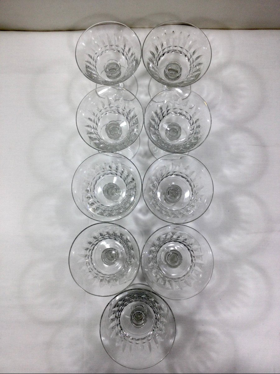 Baccarat - 9 Champagne Glasses Piccadilly-photo-3