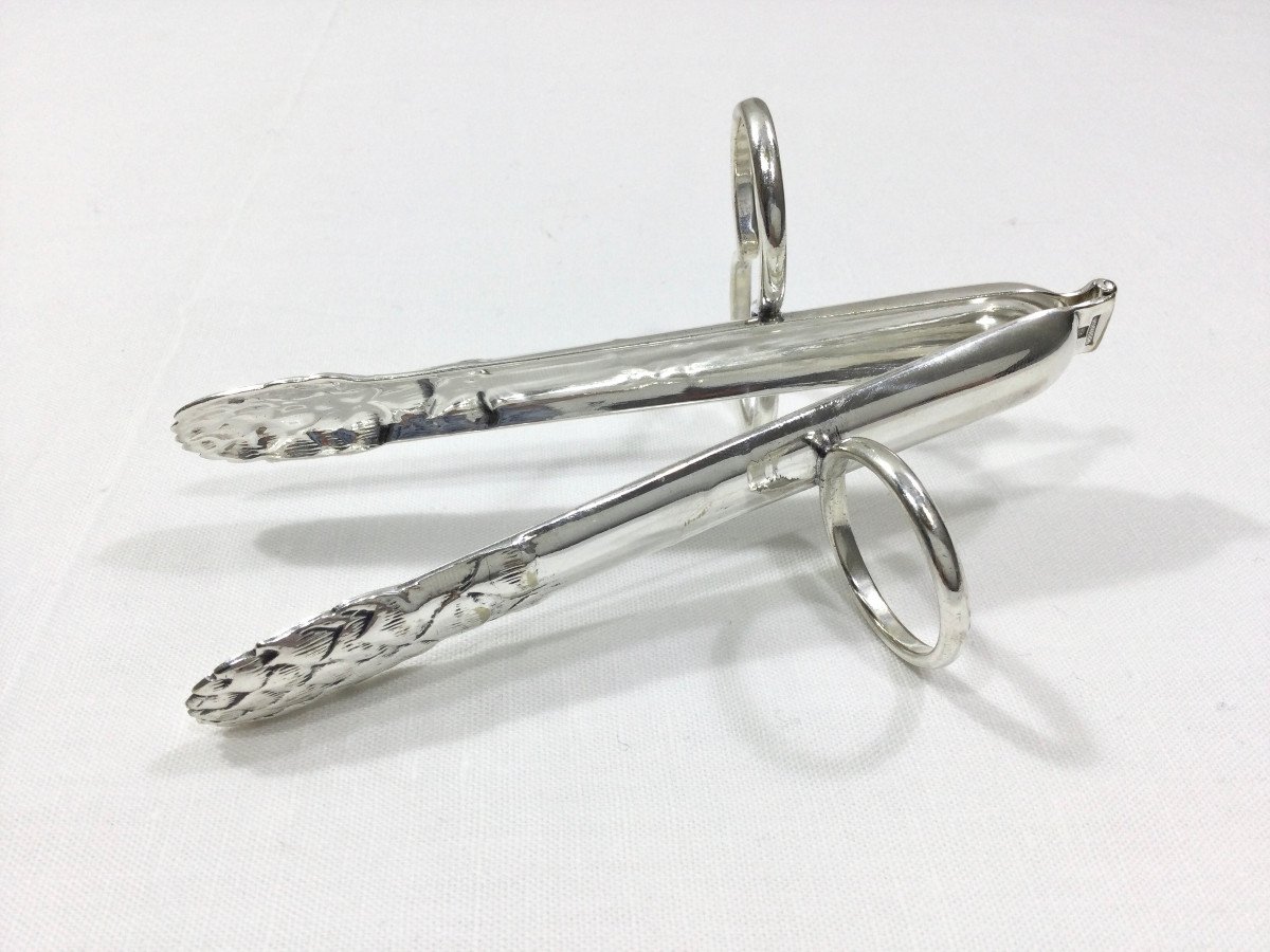 Christofle - Asparagus Tongs-photo-4