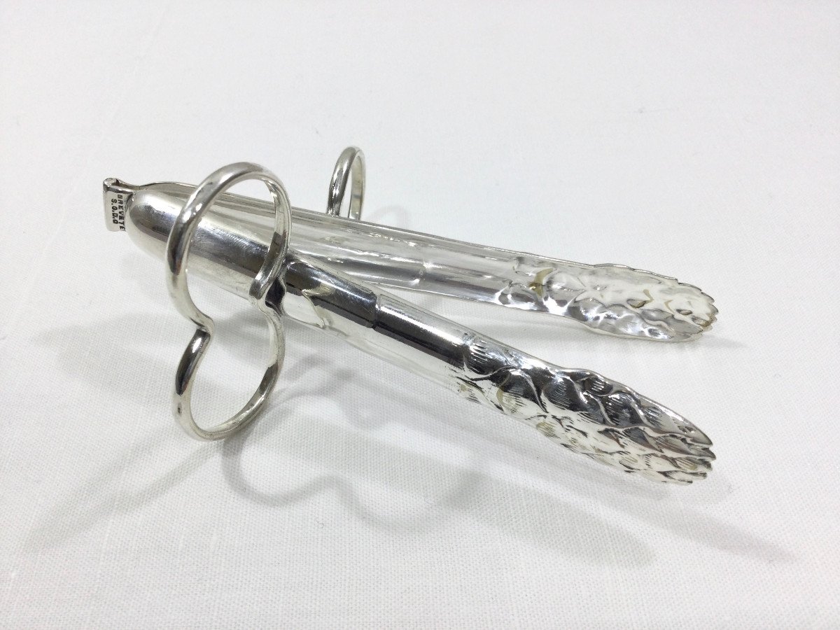 Christofle - Asparagus Tongs-photo-5